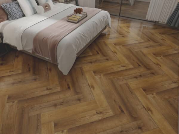 Вінілова підлога Apro Authentic Herringbone AC-506-HB Cognac Oak