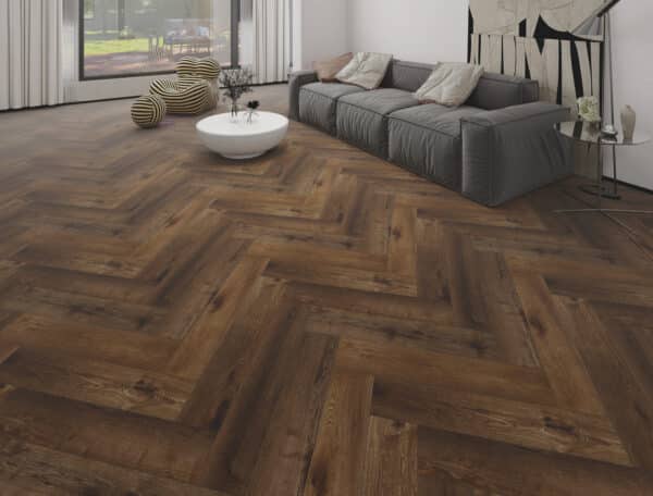Вінілова підлога Apro Authentic Herringbone AC-510-HB Coffe Oak