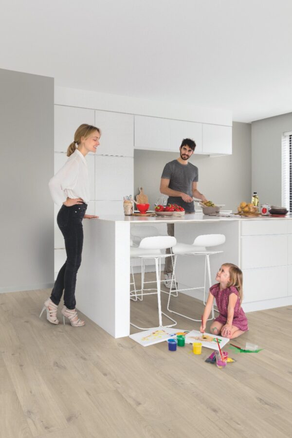 Виниловый пол Quick-Step Bloom AVMPU40103 Дуб хлопок бежевый - Image 2