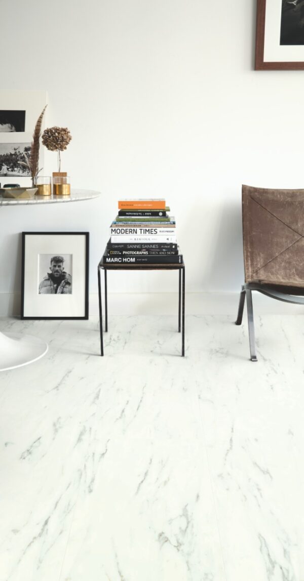 Виниловый пол Quick-Step Oro AVSTU40136 Белый Каррарский Мрамор - Image 3